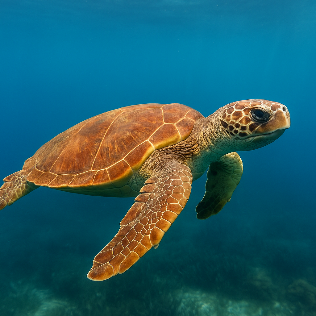 Specie di Tartaruga marina, nome scientifico: Caretta caretta